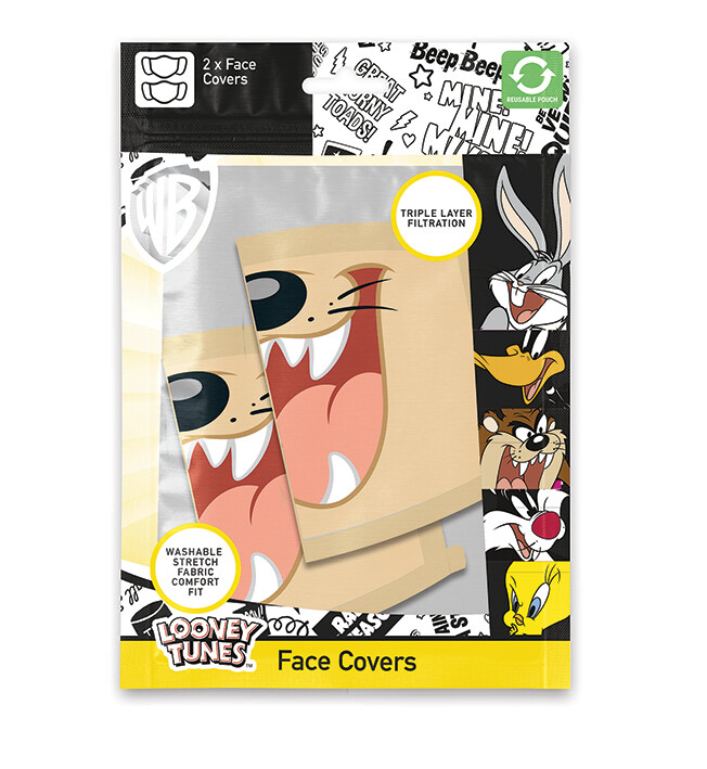 Fashion Face masks  Looney Tunes - Taz (2 pack)