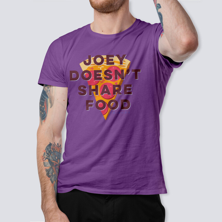 More Than Joey Loves Food Couple Sweatshirt, Friends TV Show Couple Shirt