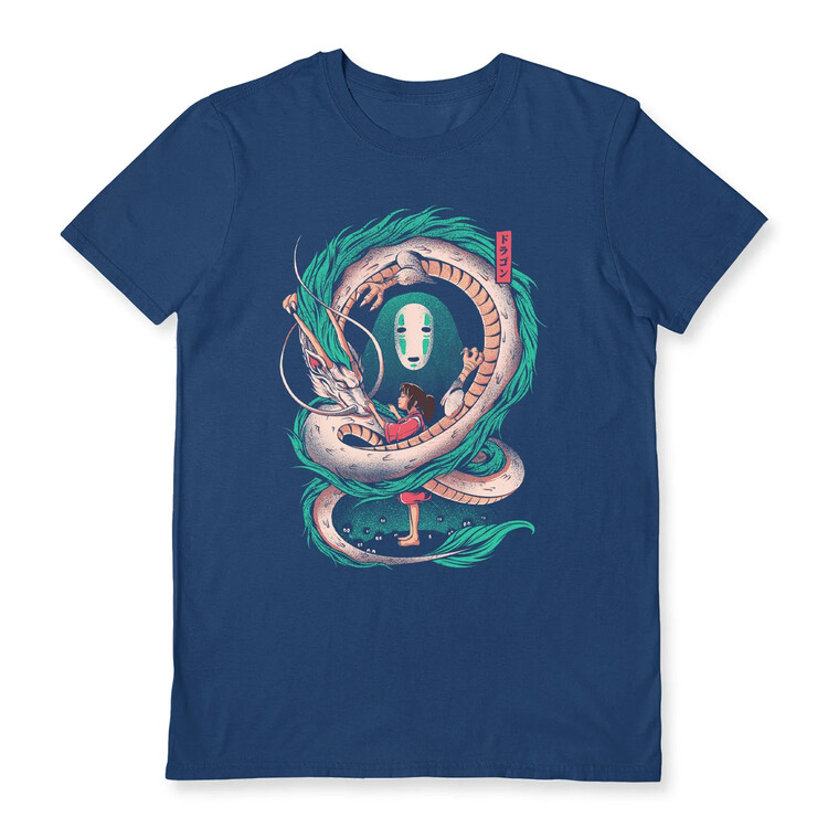 T-shirt Ilustrata - The Girl and the Dragon