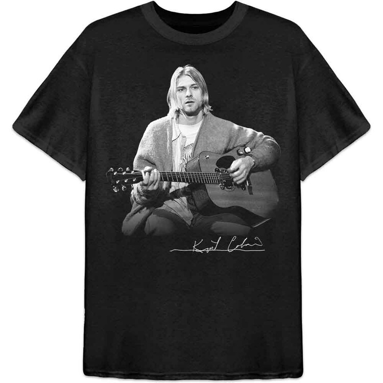 T-shirt Kurt Cobain - Guitar Live Photo