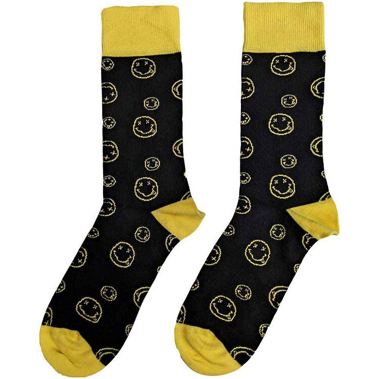 Socks Nirvana - Outline Happy Faces