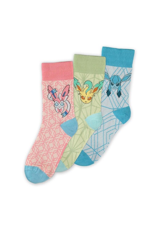 Socks Pokemon - Leafeo & Glaceon & Sylveon