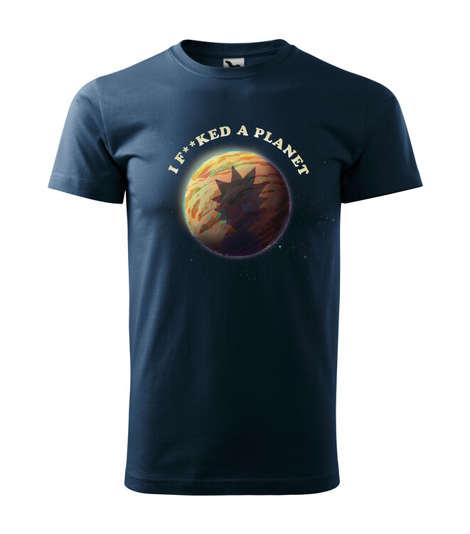 T-shirt Rick and Morty - I F**cked a Planet