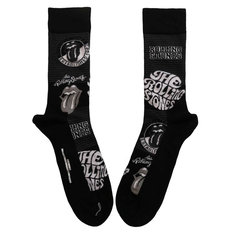 Socks Rolling Stones - Mono Logos
