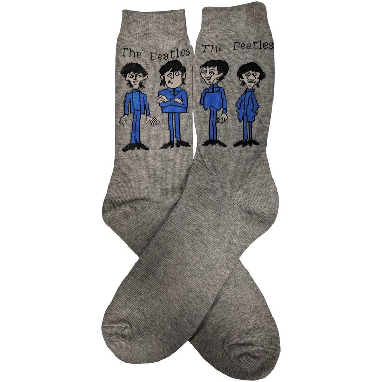Fashion Socks The Beatles - Cartoon Standing