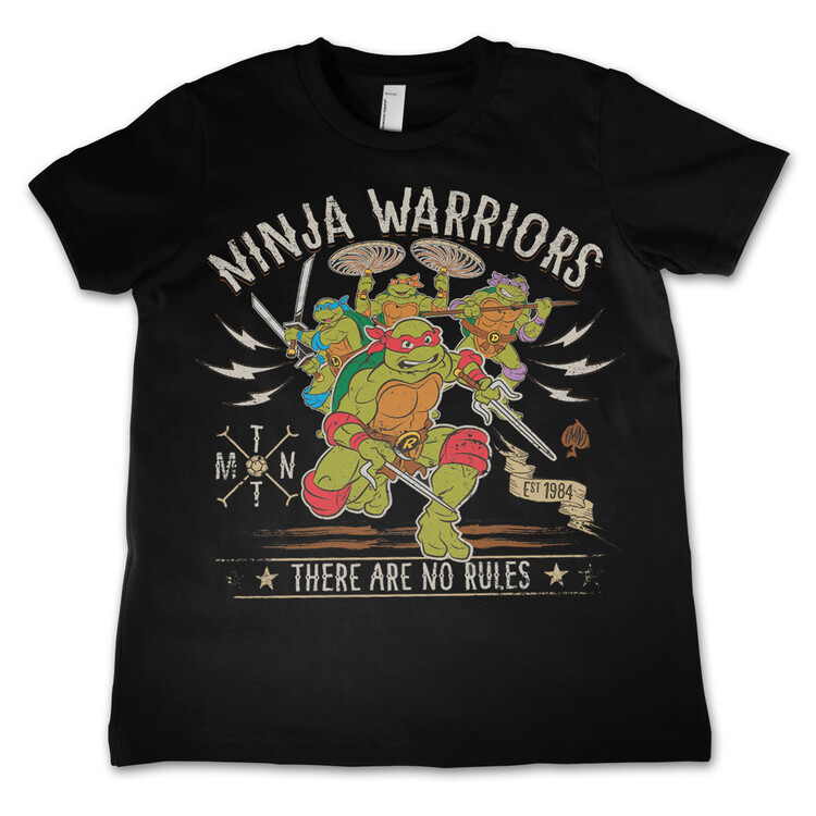 T-shirt Teenage Ninja Turtles - Warriors - No Rules Kids
