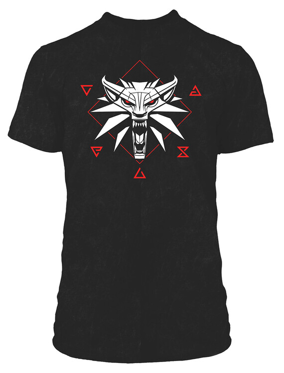 T-shirt The Witcher 3 - Wolf Signs