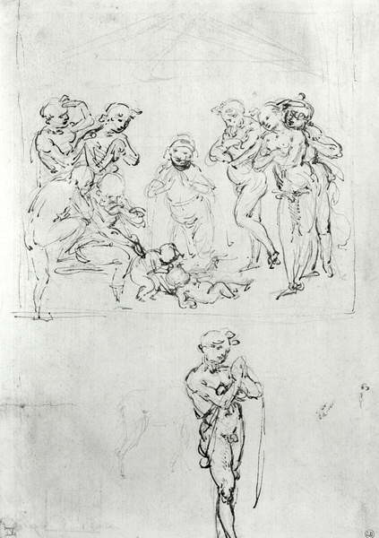 Seinätarra Figural Studies for the Adoration of the Magi