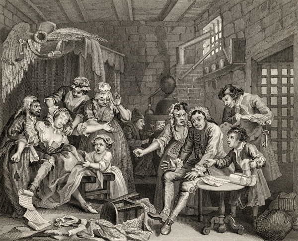 A Harlot/'s Progress Plate 5 Fine Art Print Hogarth Print Reproductions