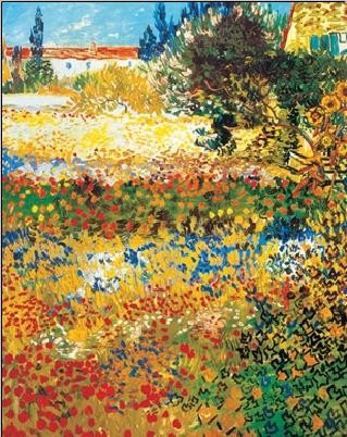 vincent van gogh flowering garden