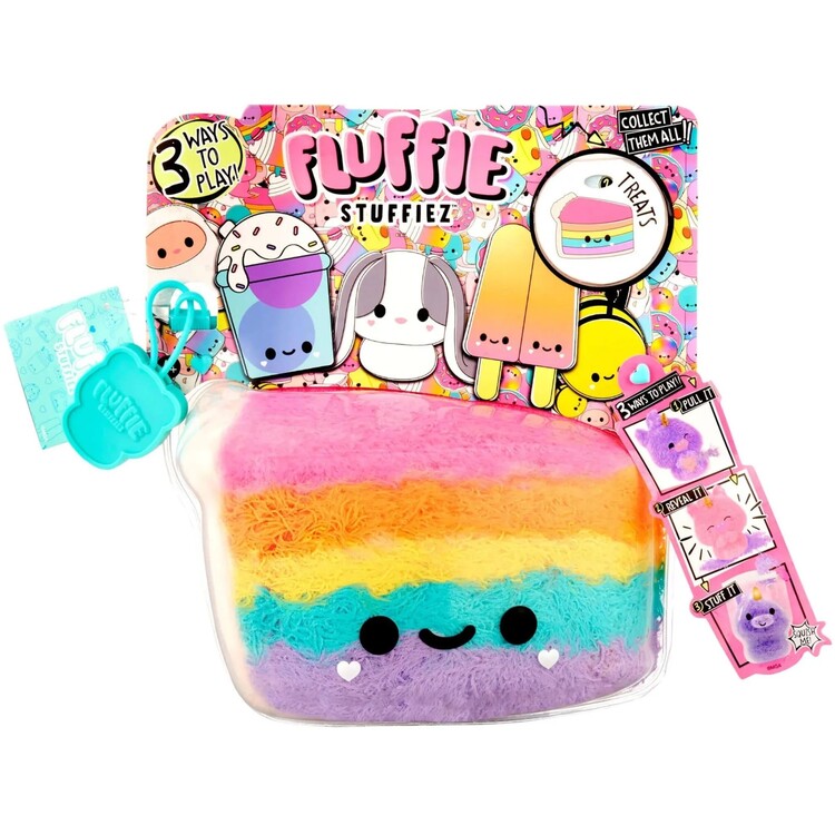 Fluffie Stuffiez Small Plush - Cake/ Pizza
