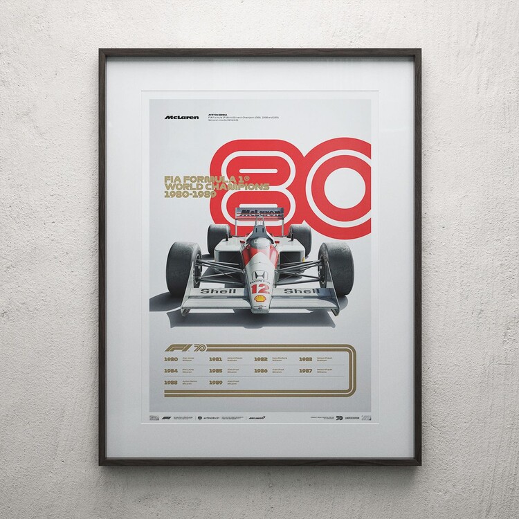 2023 Formula 1 World Champions Poster print –