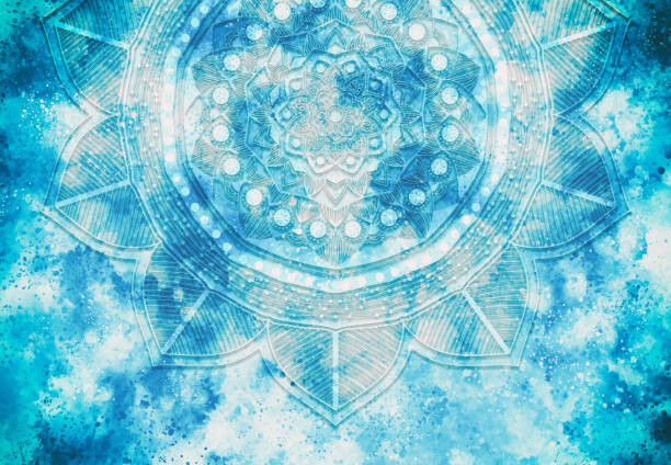 Tapet Abstract mandala graphic background