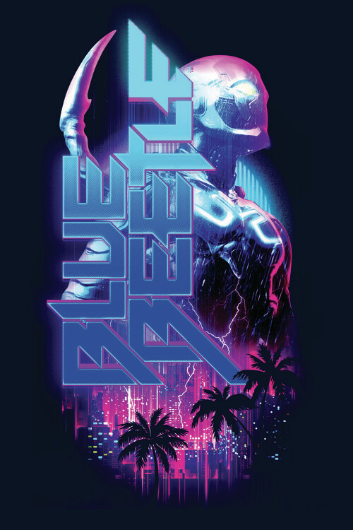 Tapeta Blue Beetle - Storm