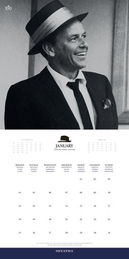 Calendar 2021 Frank Sinatra