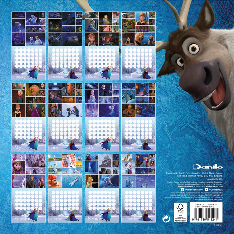 Calendar 2021 Frozen