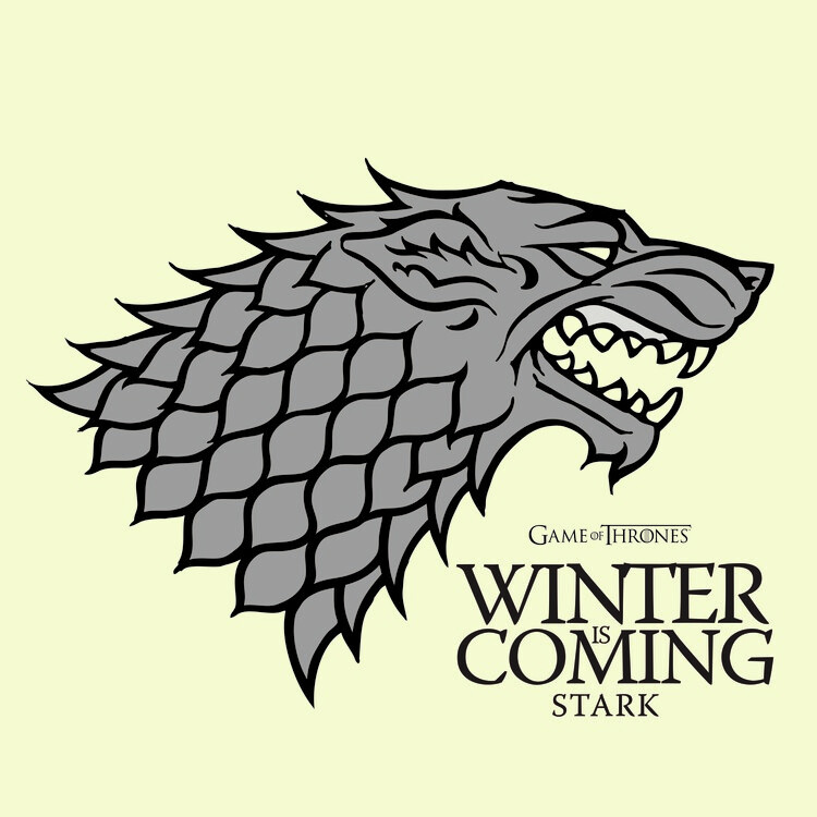 Sticker Game of Thrones - Winter is Coming