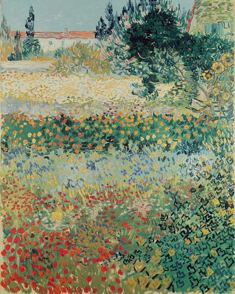 Sticker Garden in Bloom, Arles, July 1888