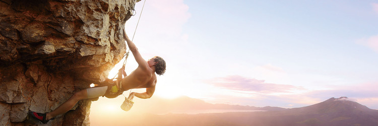 Glass Art Be Brave and Climb It