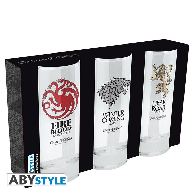 Glass Game Of Thrones - Stark, Targaryen, Lannister