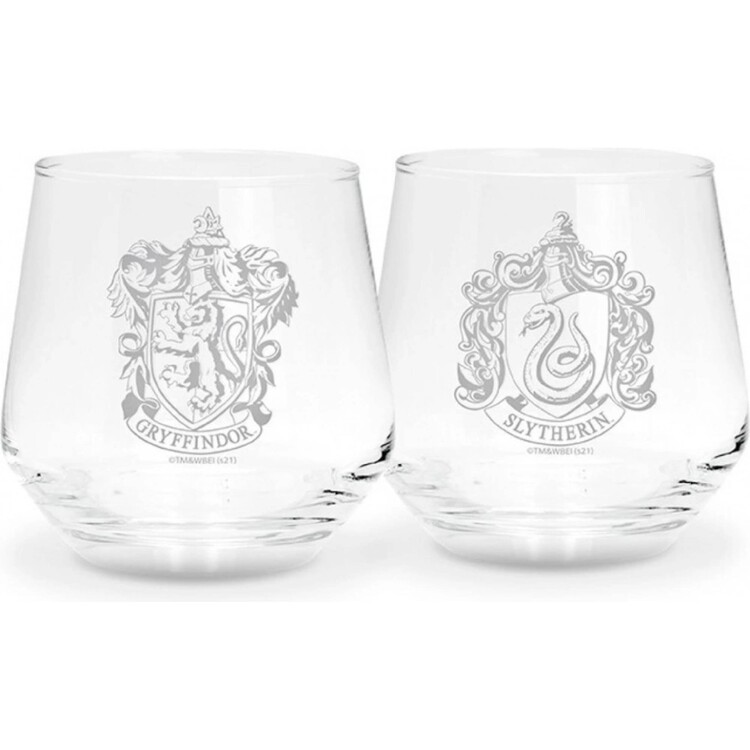 Glass Harry Potter - Gryffindor & Slytherin