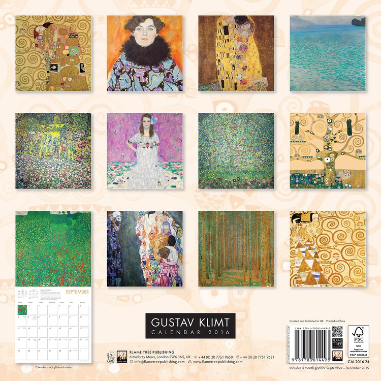 Calendar 2021 Gustav Klimt