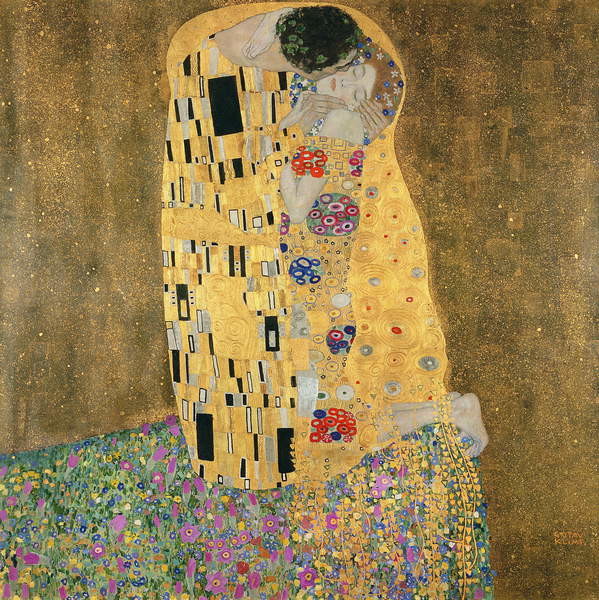 Sticker Gustav Klimt - Kiss