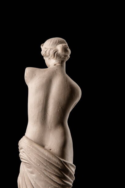 Sticker gypsum plaster sculpture of Venus