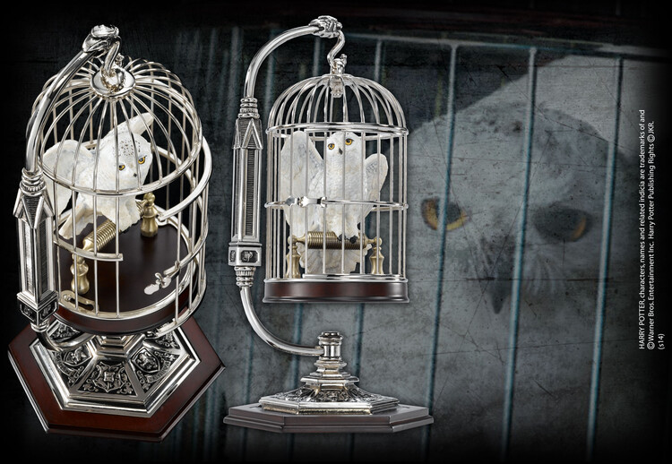 Boxed collectors Owl Ornament Harry Potter Hedwig in Cage Collectors Figurine 