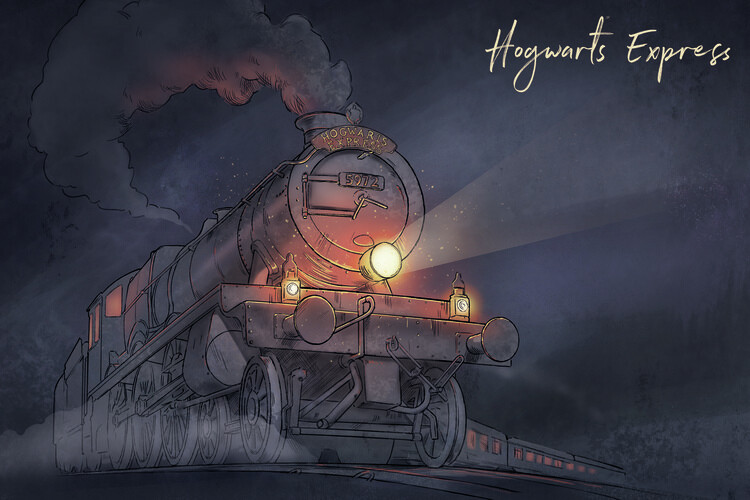 Фотошпалери Harry Potter - Hogwarts Express