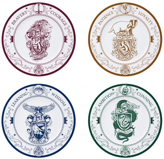Harry Potter Hogwarts Set of Plates - 24h delivery