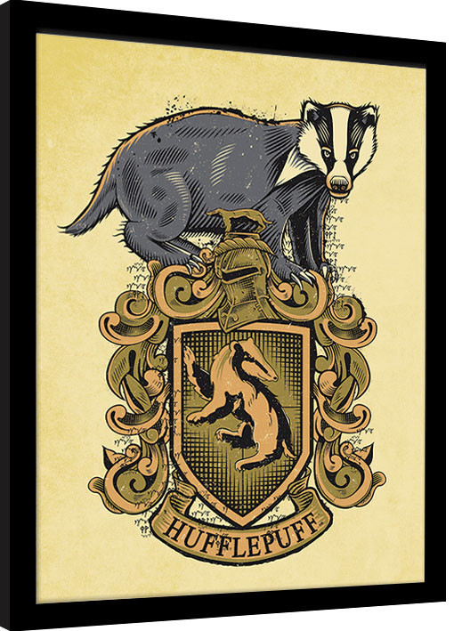Framed poster Harry Potter - Hufflepuff