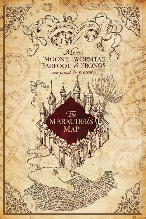 XXL Poster Harry Potter - Marauders Map