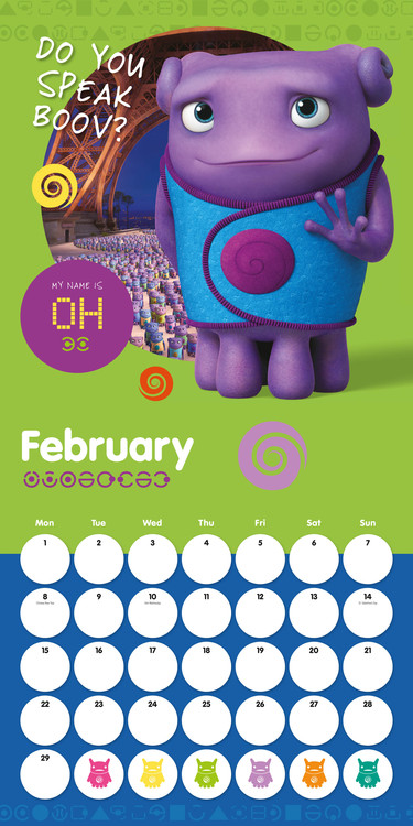 Calendar 2021 Home (Movie 2015)