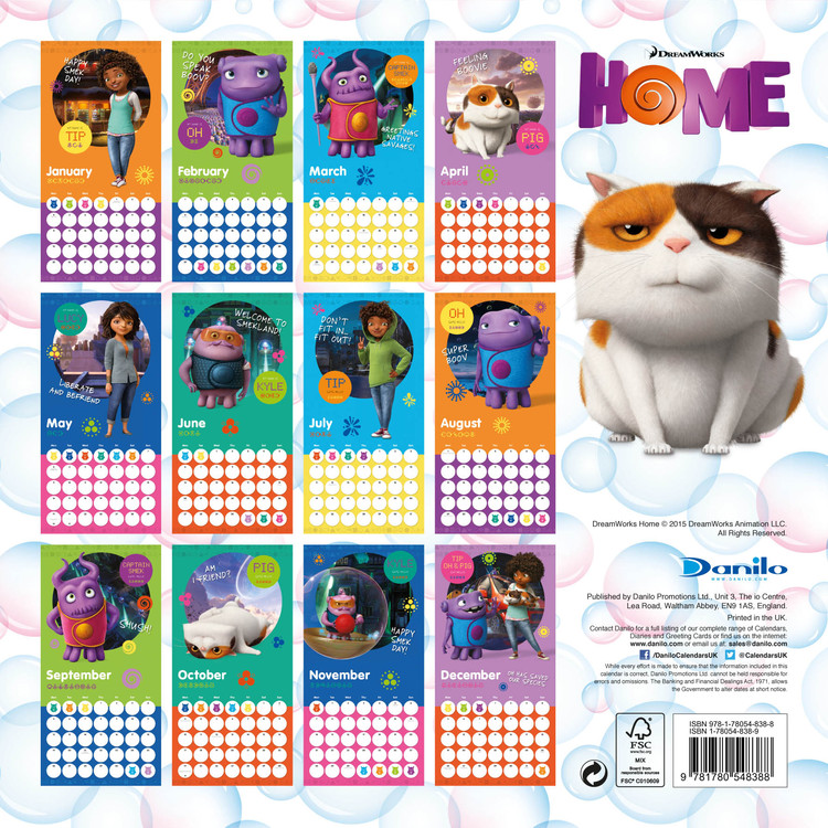 Calendar 2021 Home (Movie 2015)