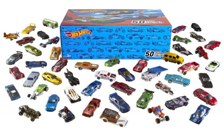 Hot Wheels Set - 50 Die-Cast Cars