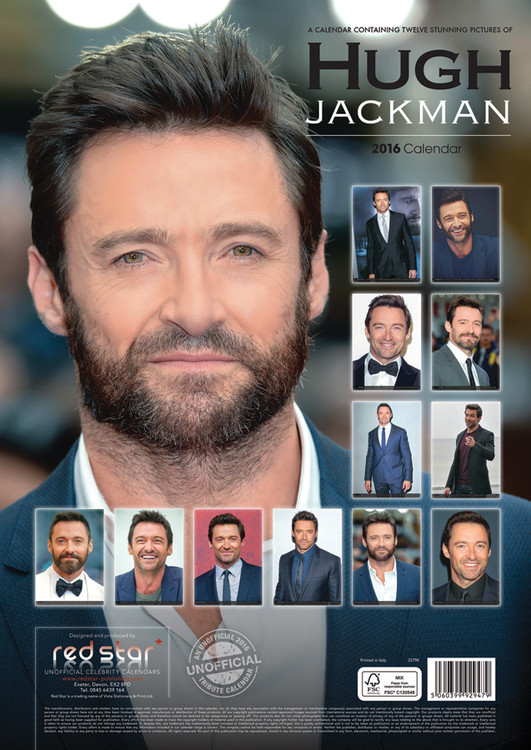 Calendar 2021 Hugh Jackman