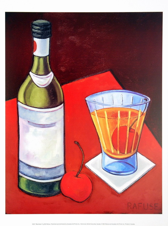 Art Print Manhattan, Will Rafuse | Posters, Wall Art | Europosters