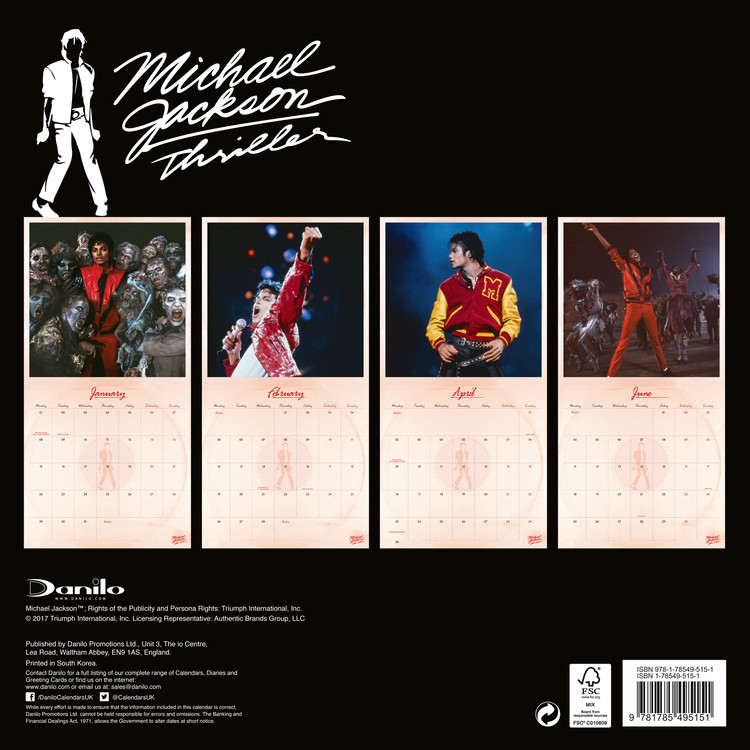Michael Jackson Calendar 2022