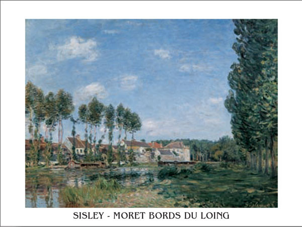 Moret, Banks of the Loing Art Print
