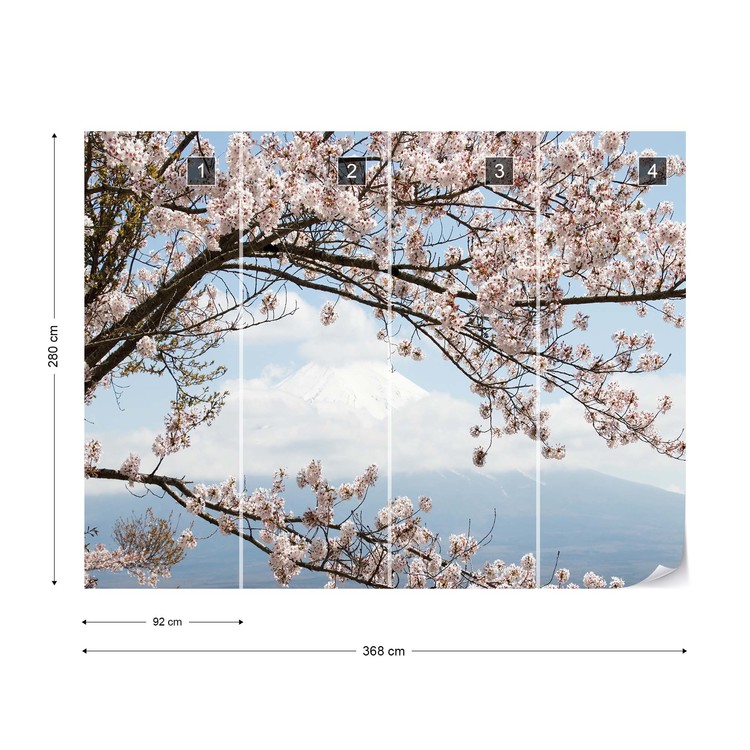 Cherry Blossom Tree Wall Mural | Buy online at Europosters