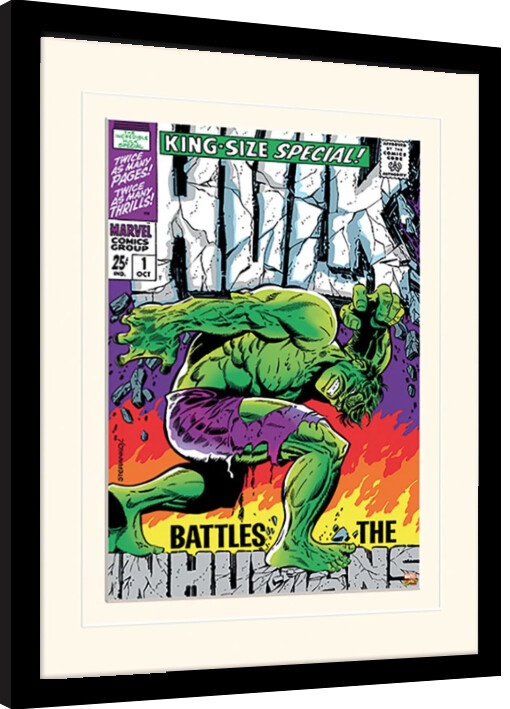Framed poster Incredible Hulk - Inhumans