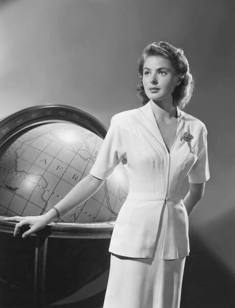 Stenska nalepka Ingrid Bergman, Casablanca 1943
