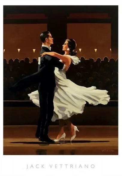 Art Print Jack Vettriano - Take This Waltz