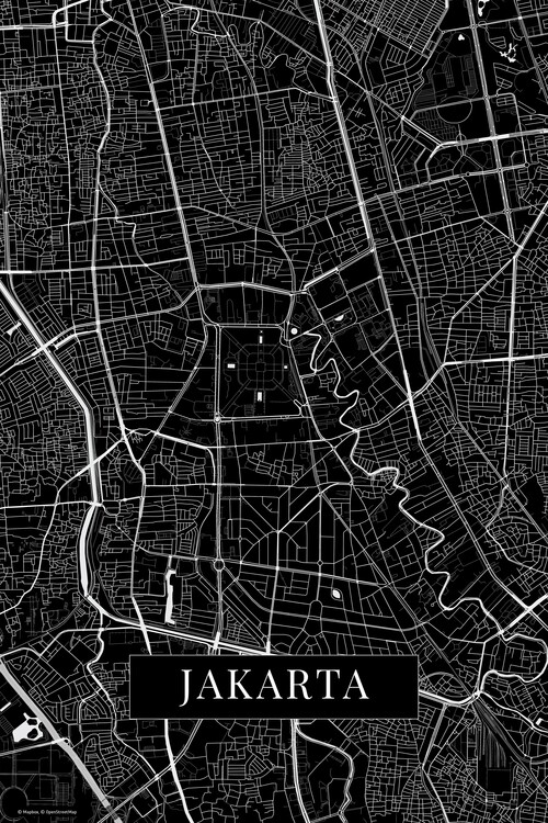 Фотошпалери Jakarta black