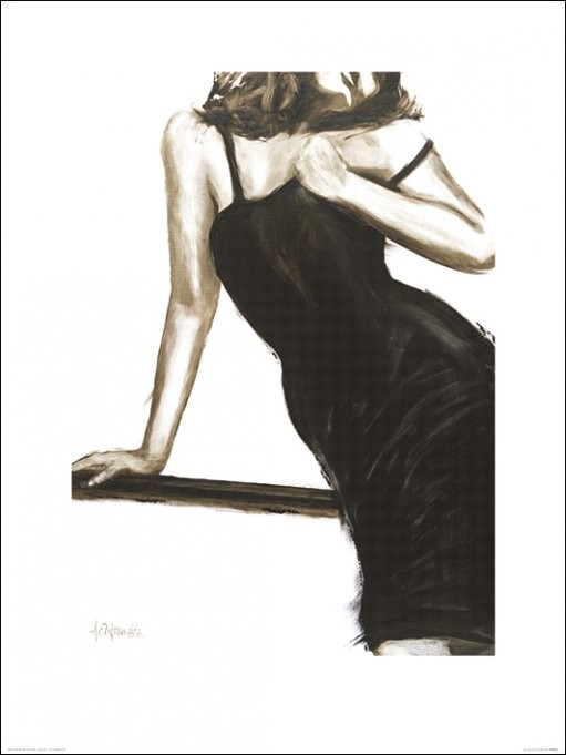 Art Print Janel Eleftherakis - Little Black Dress III