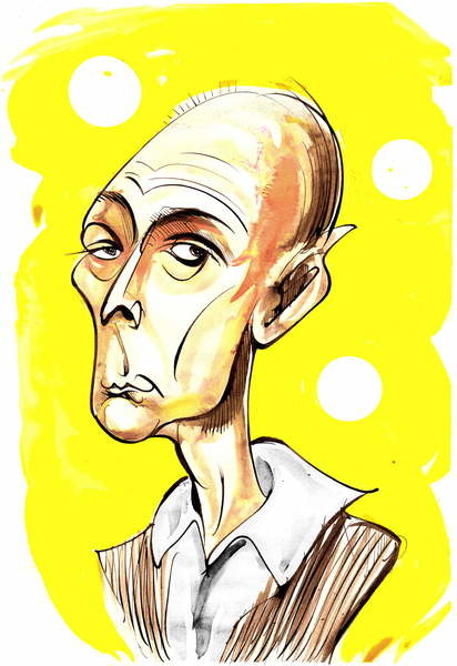 Sticker Jasper Carrott - caricature