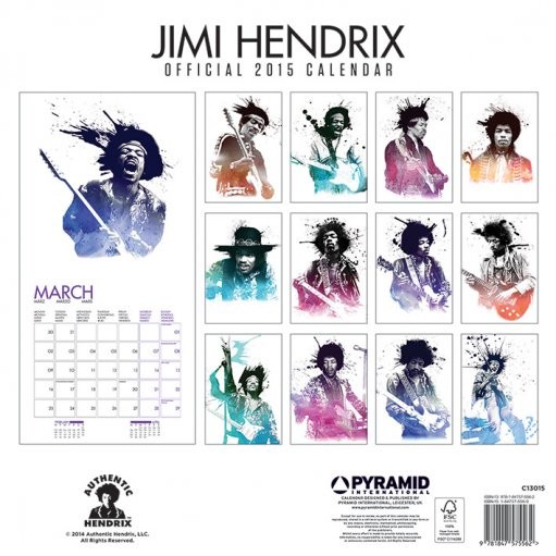 Calendar 2021 Jimi Hendrix