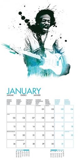 Calendar 2021 Jimi Hendrix