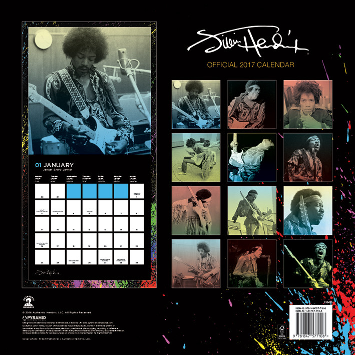 Calendar 2021 Jimi Hendrix
